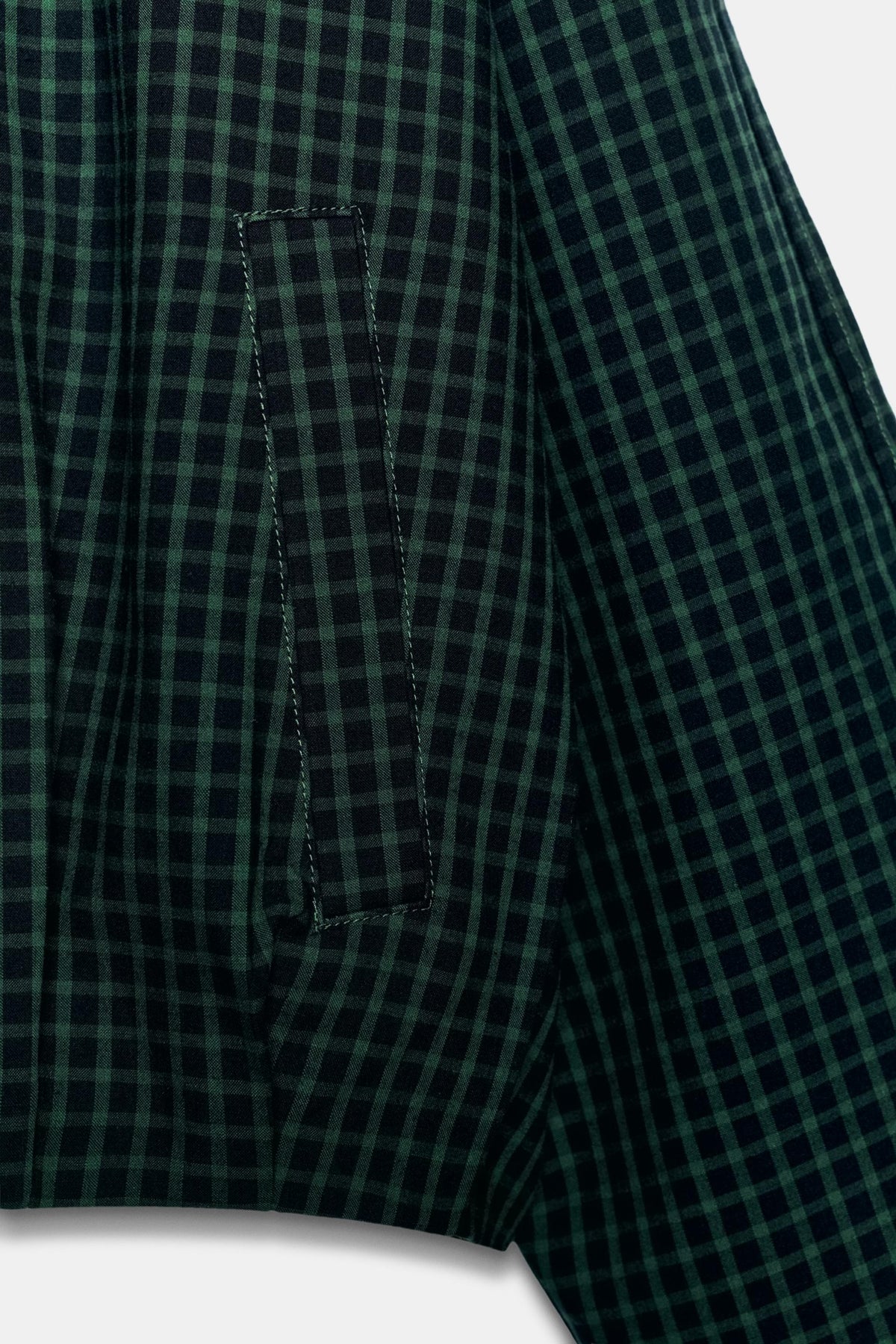 Nelia-Veste Carreaux Vert Sapin