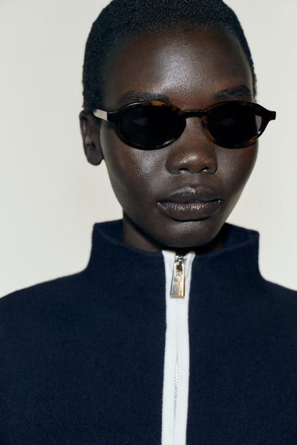 Nelia-Marine Zip Jacket
