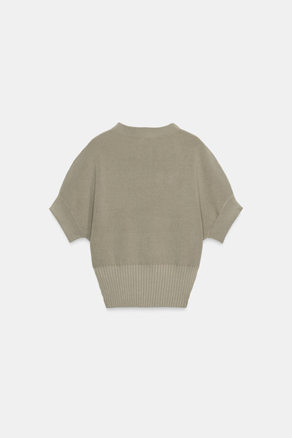 Nelia-Top Dune en Maille