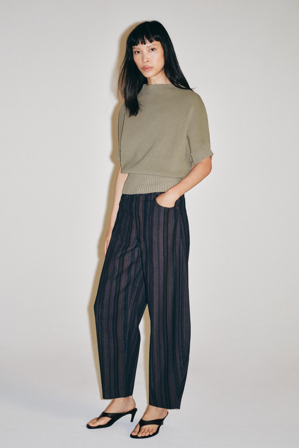 Nelia-Top Dune en Maille