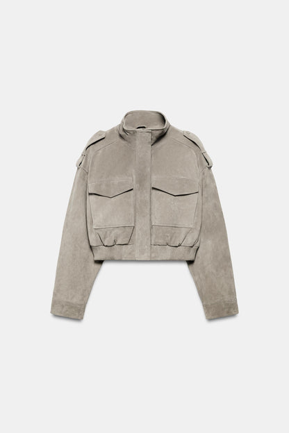 Nelia-Suede Jacket