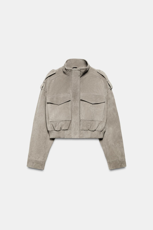 Nelia-Suede Jacket