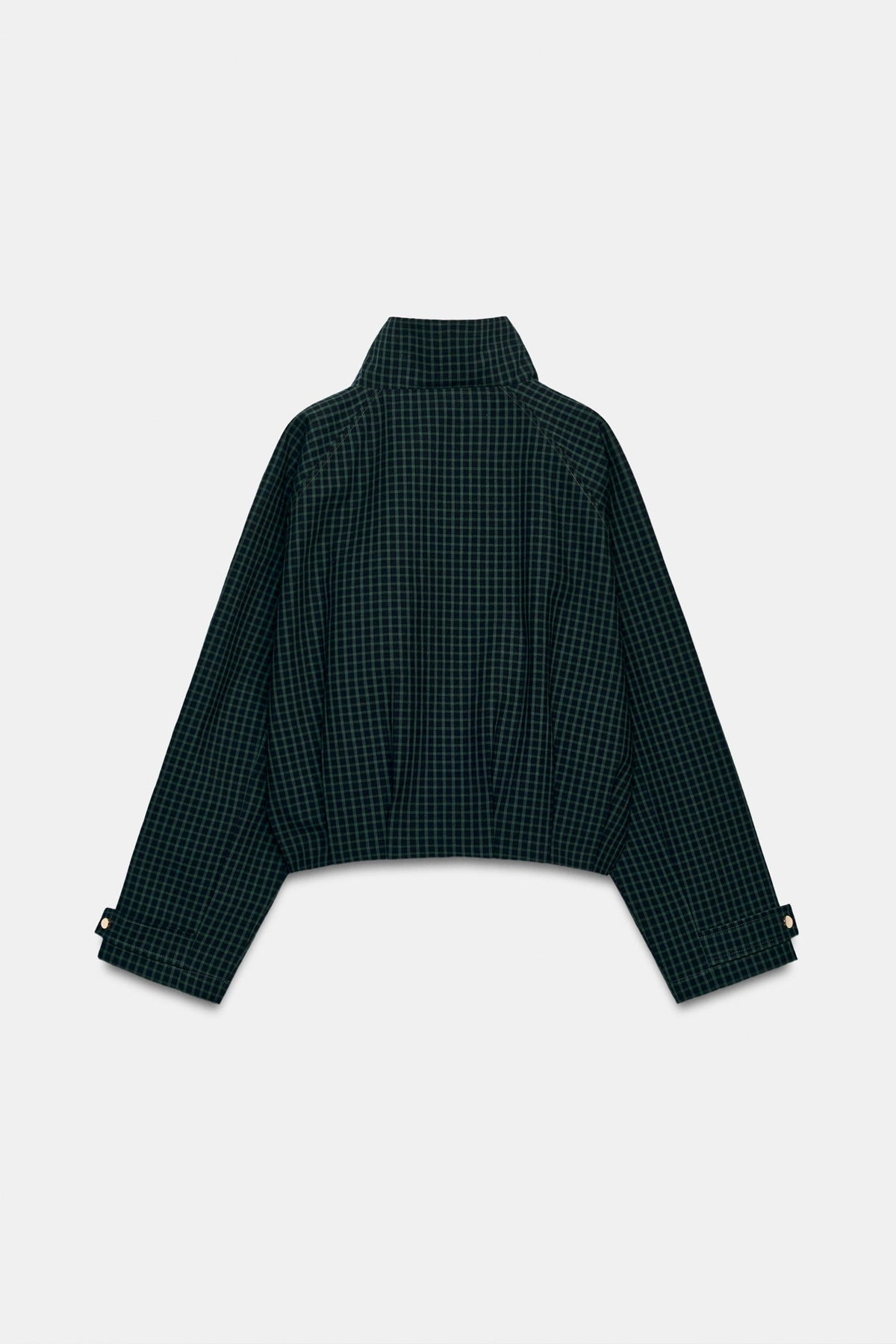 Nelia-Veste Carreaux Vert Sapin