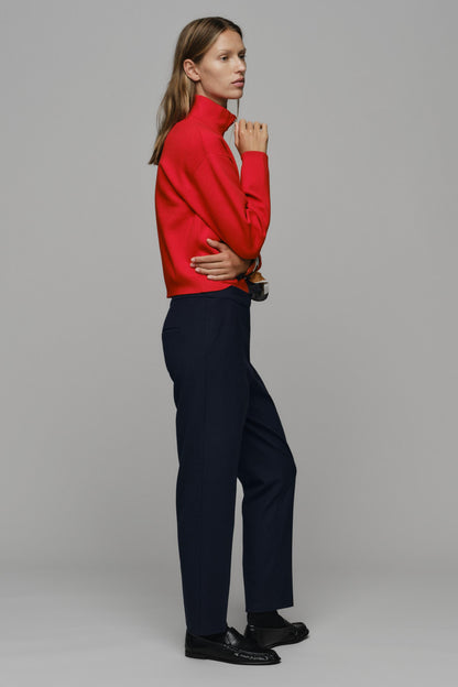 Nelia-Pull En Maille Zippé