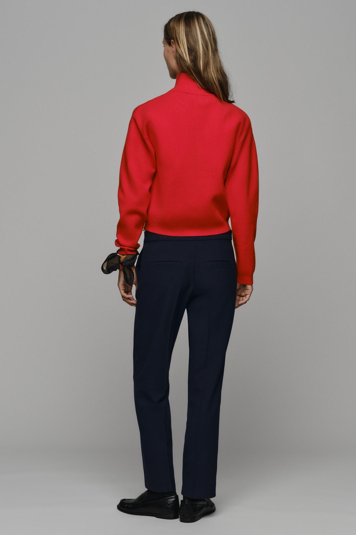 Nelia-Pull En Maille Zippé