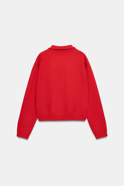 Nelia-Pull En Maille Zippé