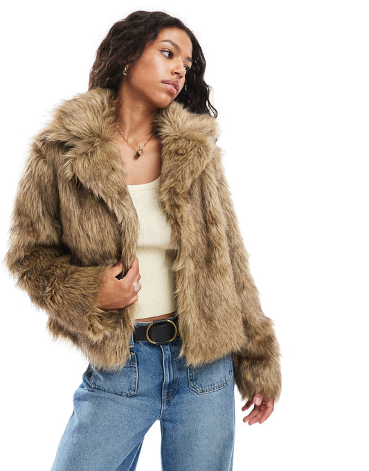 Nelia-Veste fourrure
