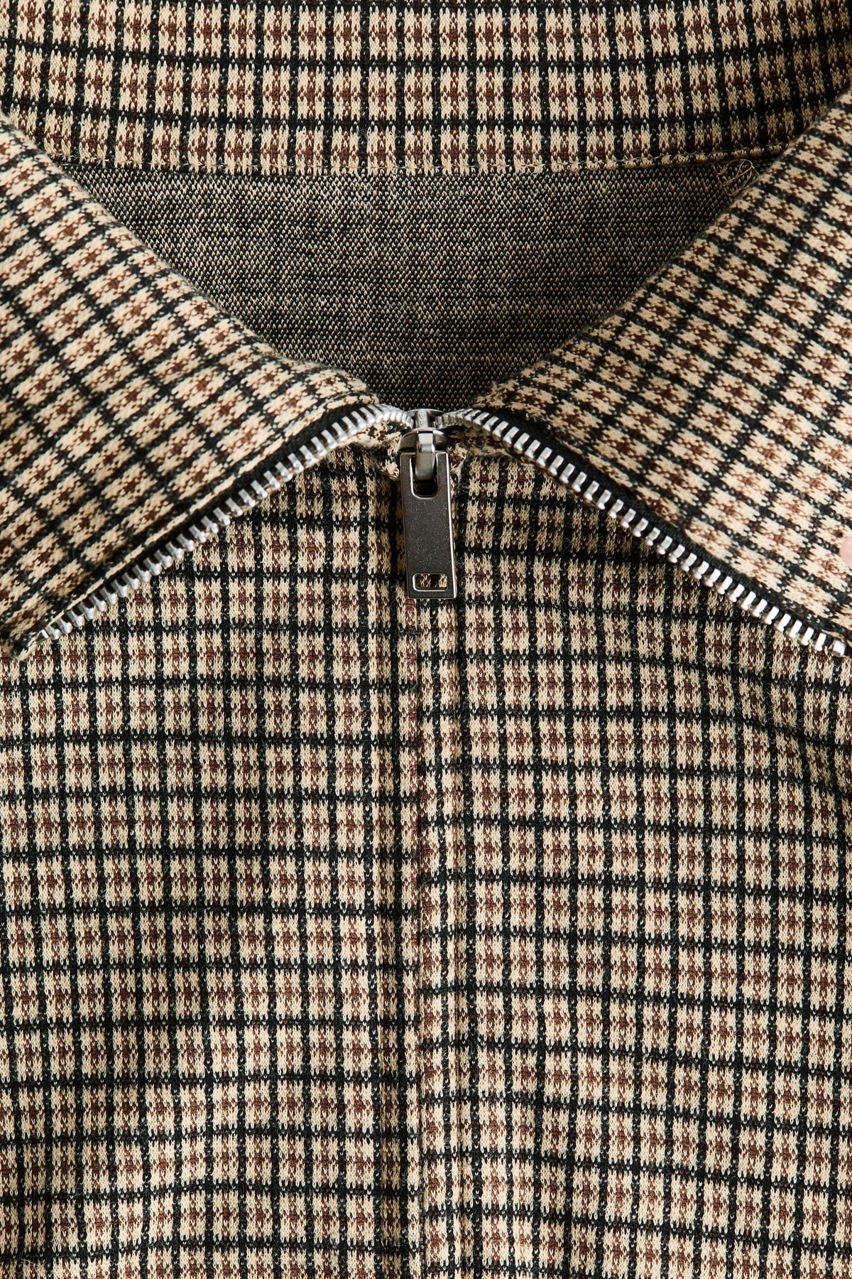 Nelia-Veste Carreaux Beige