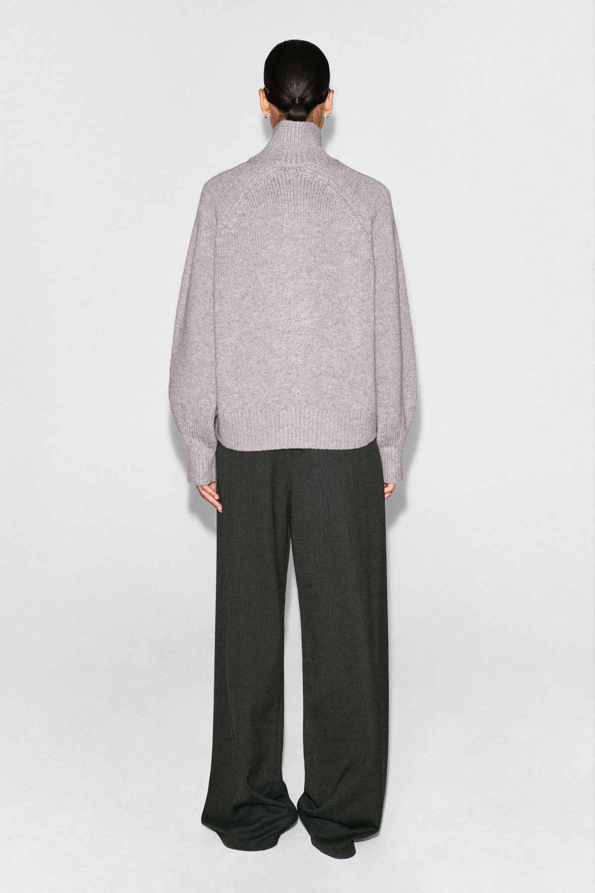 Nelia-Veste Col Montant en Laine