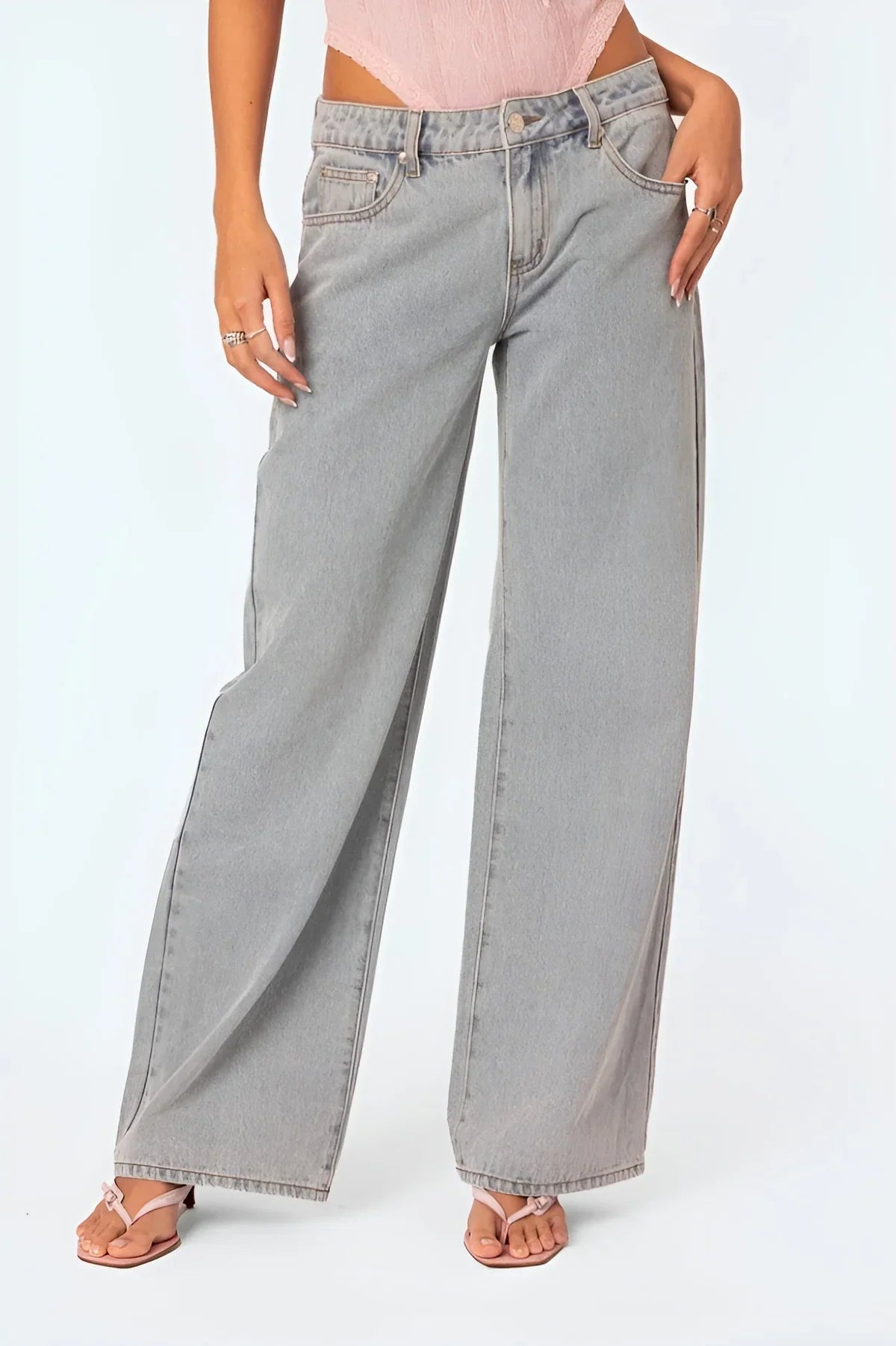 Jean Blush Bow