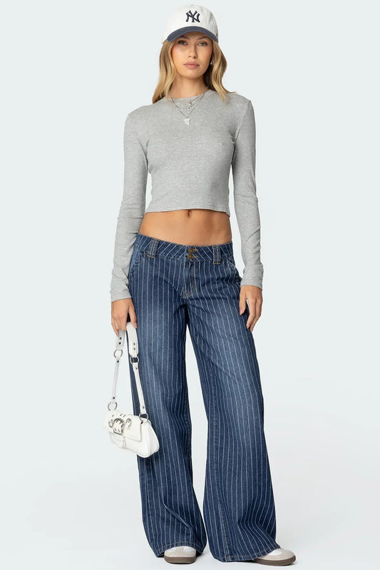 Jean Soho Pinstripe