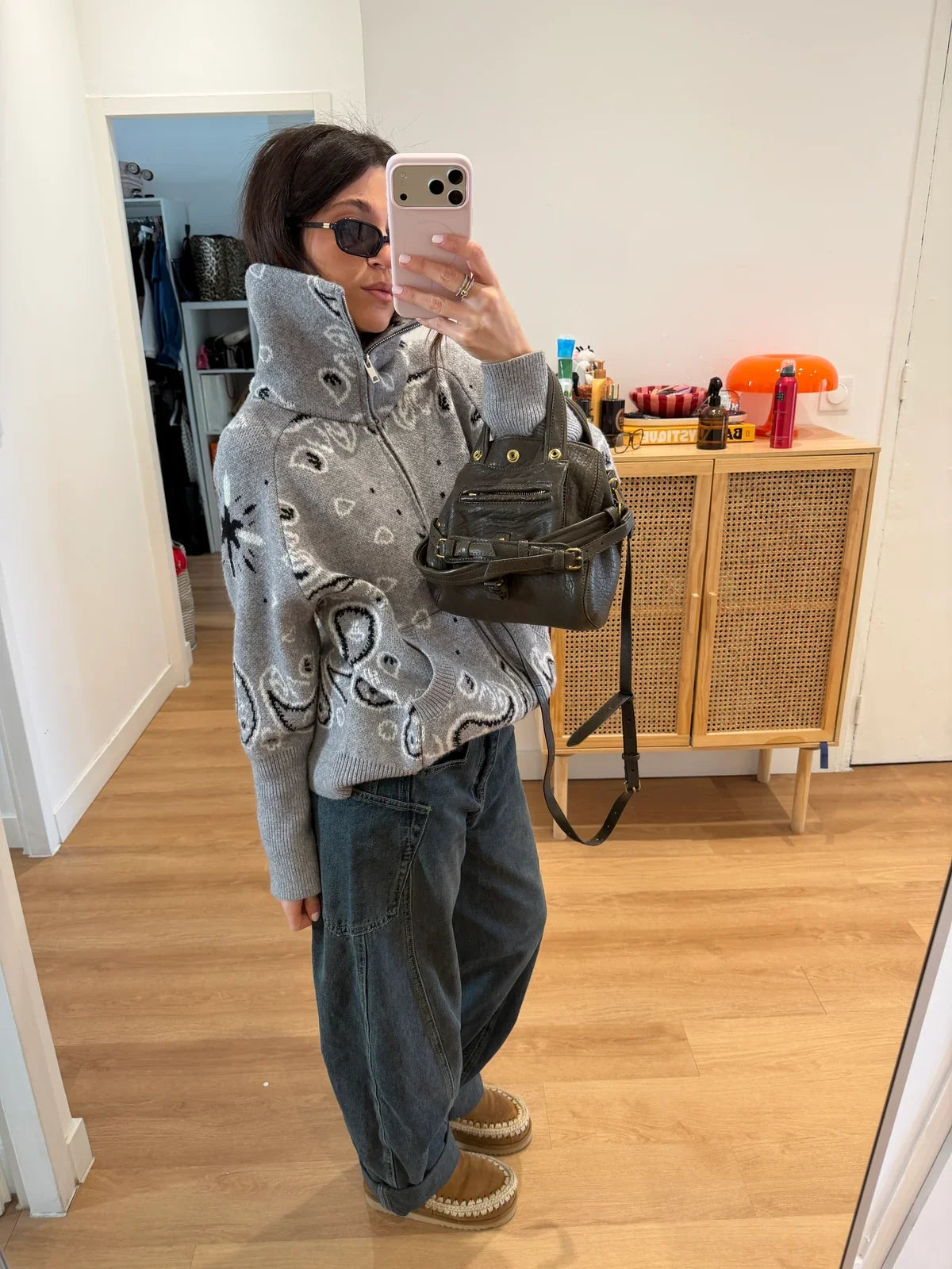 Nelia-Gilet Bandana En Laine