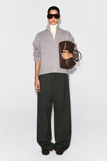 Nelia-Veste Col Montant en Laine