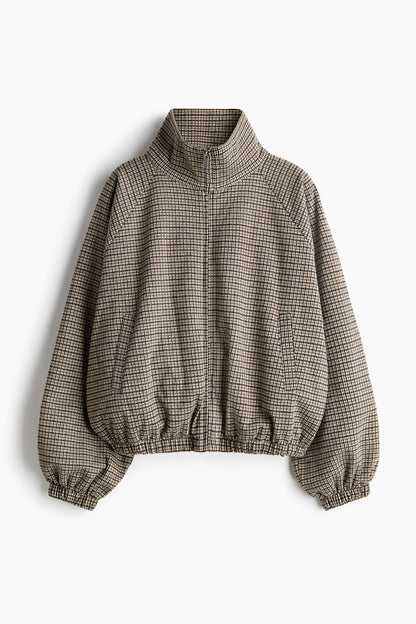 Nelia-Veste Carreaux Beige