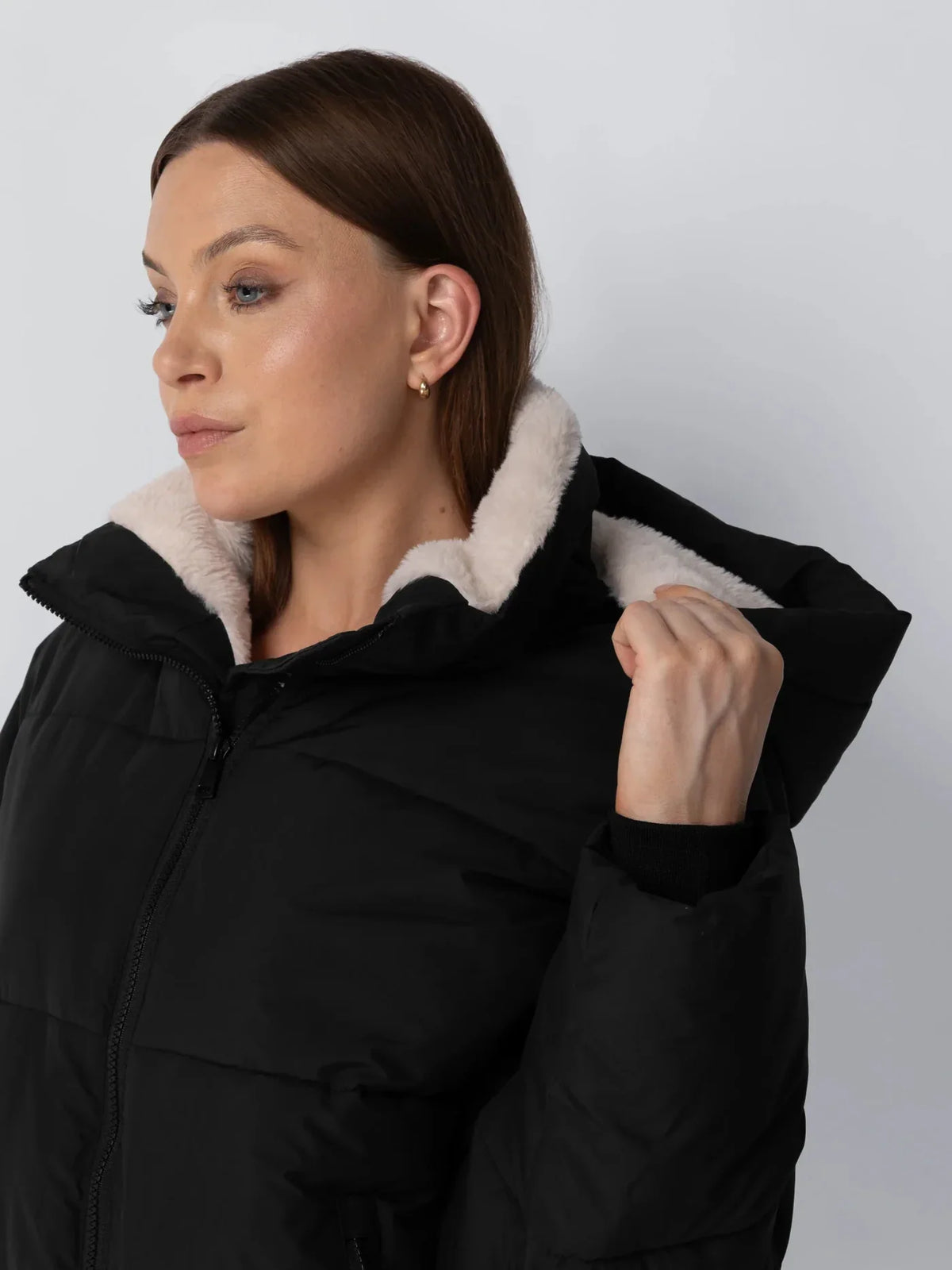 Nelia-Puffer Fourrure